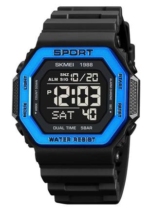 Часы наручные мужские skmei 1988bu, оригинальные мужские часы, фирменные спортивные часы