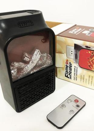 Портативний обігрівач flame heater 900 вт, тепловий вентилятор, обігрівач для дому, ветродуйчик