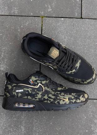 Nk036 кроссовки в стиле nike air max 90 camo камуфляжные