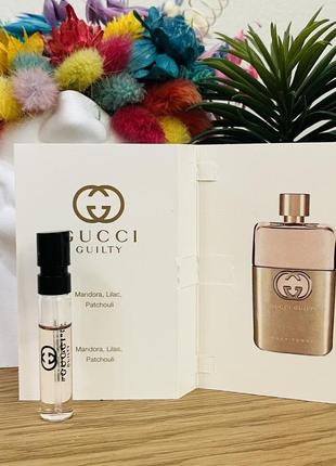 Оригінал пробник парфум парфумована вода gucci guilty pour femme eau de parfum2 фото