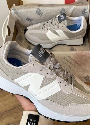 Кросівки new balance 327 white grey7 фото