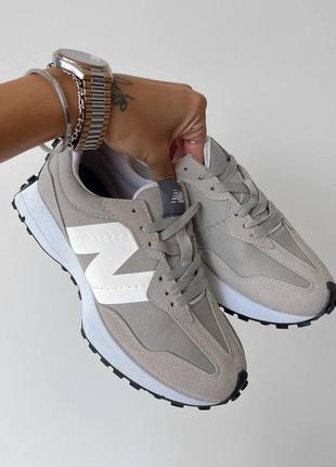 Кросівки new balance 327 white grey10 фото