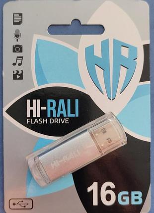 Usb flash hi-rali 16gb hi-16gbvcsl (гарантія 3 роки)