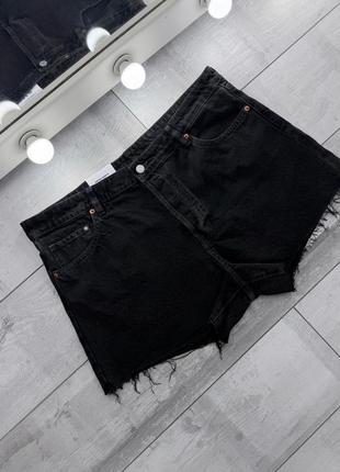 Джинсовые шорты vintage shorts от h&amp;m 100% cotton ✅ не тягнуться ❌