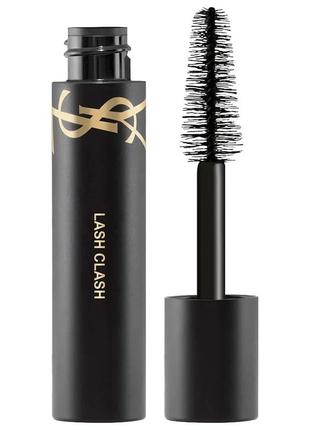 Об'ємна туш для вій yves saint laurent lash clash extreme volume noir black 2 ml