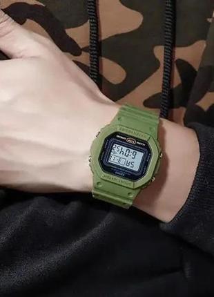 Часы наручные мужские skmei 1628agwt, армейские часы противоударные, наручные часы для военных3 фото