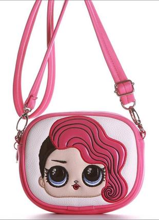 Дитяча рожева сумка із лол