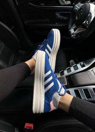 Кросівки adidas gazelle bold blue/pink4 фото