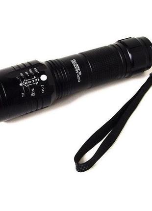 Кишеньковий тактичний ліхтар bailong bl-8900-p50 акумуляторний ліхтар 12 та 220 вт, кишеньковий міні ліхтар6 фото