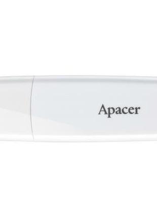 Usb флеш накопитель apacer 16gb ah336 white usb 2.0 (ap16gah336w-1)