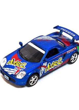 Машинка kinsmart "street fighter toyota mr2" (синя)