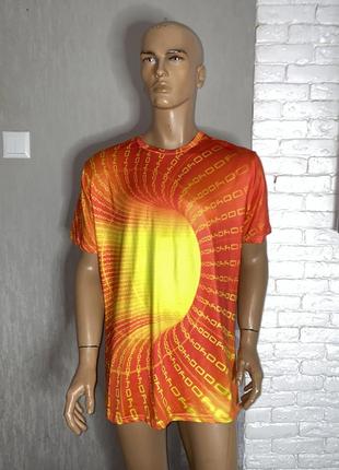 Яркая футболка большого размера батал, xxl