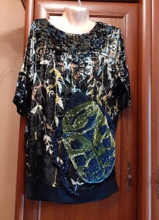 Велюрове оксамитове шовкова сукня блискуче з вишивкою травневий жук1 фото