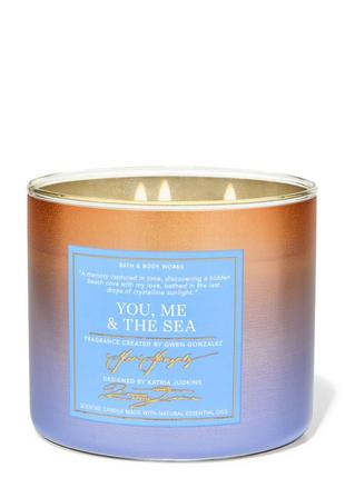 Ароматическая свеча bath and body works you, me & the sea