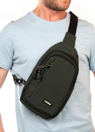 Podium сумка мужская на плечо нейлон lanpad 83017 green7 фото