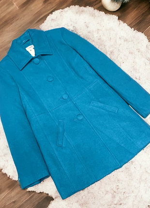 Брендовое стильное пальто damart этикетка1 фото
