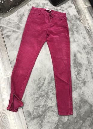 Яркие брюки розовые яркая фуксия1 фото
