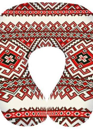Дорожня подушка український орнамент