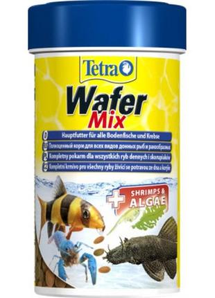 Корм для рыб tetra wafer mix в гранулах 100 мл (4004218140066)