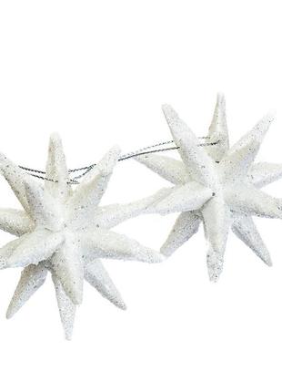 Набор ёлочных игрушек "звезда"(2шт)