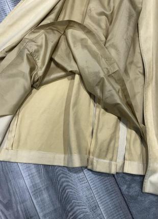 Шикарное эксклюзивное пальто длинное пальто лимонный беж2 фото