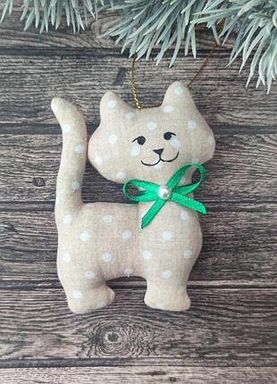 Игрушка на елку "котенок"