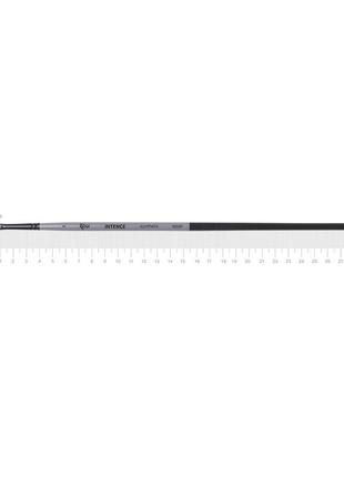 Кисть синтетика плоская rosa intense 1668f №1 длинная ручка