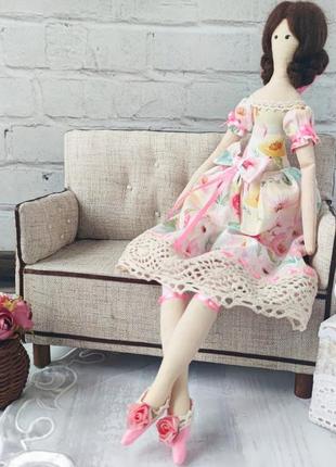 Кукла интерьерная в стиле тильда