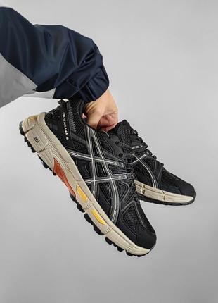 Женские кроссовки asics gel kahana 8 black/beige