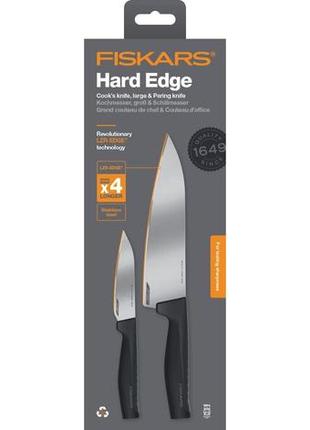 Набір кухонних ножів fiskars hard edge knife set (1051778)