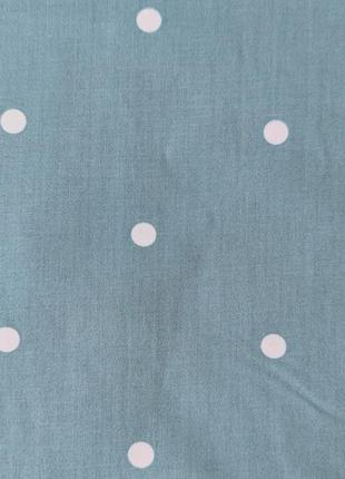 Ткань хлопок "горошек 9 мм". отрез 40*50 см