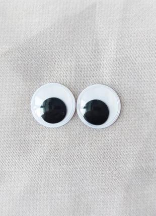 Подвижные глазки для игрушек ø20 мм. 10 пар