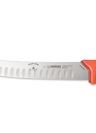 Кухонний ніж для тонкої нарізки 25 см giesser яскраво-червоний (2000002913122)