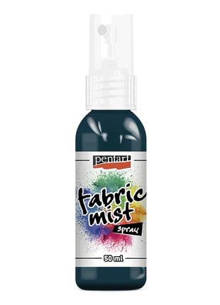 Фарба спрей pentart fabric mist для тканин бірюзова (725) 50 мл