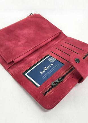 Жіночий гаманець baellerry jc224, стильний жіночий гаманець, гаманець міні дівчині. колір: рожевий6 фото