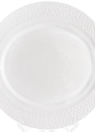 Набір 2 круглих страви "white city грація", порцеляна ø 30х2,5 см bonadi (2000002635659)