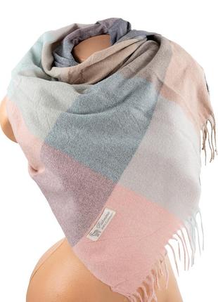 Жіночий шарф 182х70 см eterno сірий (2000002840503)