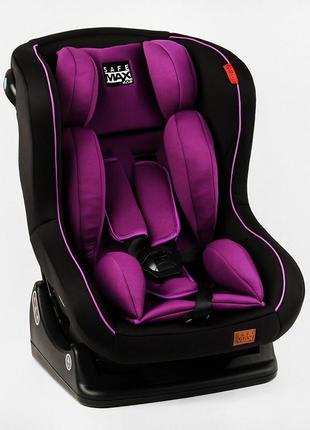 Детское автокресло "safemax", группа 0+/1. (0-18 кг) 43х42х60 см joy  черно-фиолетовый (2000002836056)