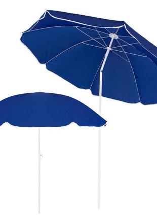 Пляжна парасолька 180 см springos синя (2000002000518)