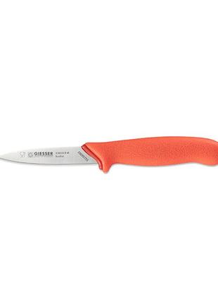 Кухонний ніж для чищення овочів 8 см giesser яскраво-червоний (2000002913207)