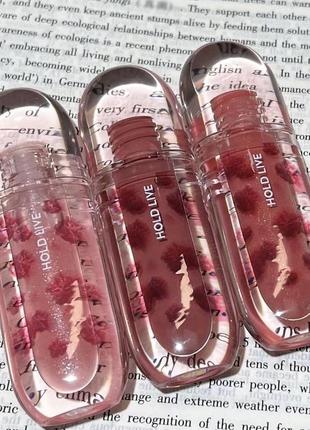 Помада блеск бренда hold livе с эффектом jelly lips 04