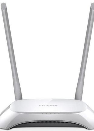 Роутер wi-fi tp-link tl-wr840n, 4xlan(10/100), 1xwan, 300mbps (802.11n/g/b)