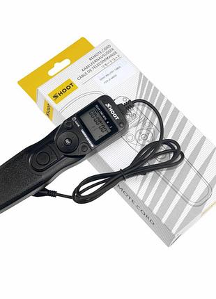 Пульт дистанційного керування shoot з таймером і lcd дисплеєм rm-vpr1 для камер sony a6300, a6500, a57, a37, a3000, a900, a700