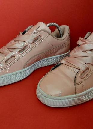 Кроссовки женские puma basket heart по факту 40р. 25.5см