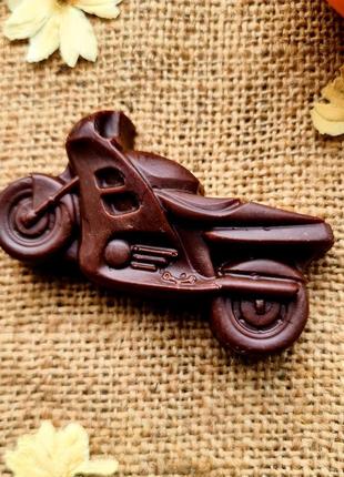 «брауни с нероли» натуральное мыло, с нуля. мотоцикл. ручная работа. нероли и шоколад.1 фото