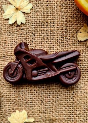 «брауни с нероли» натуральное мыло, с нуля. мотоцикл. ручная работа. нероли и шоколад.2 фото