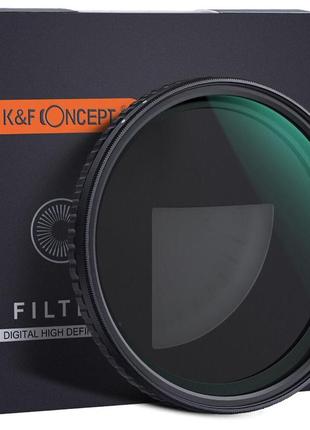 Гибридный светофильтр k&f concept 82 mm nano-x - nd2-32 + cpl