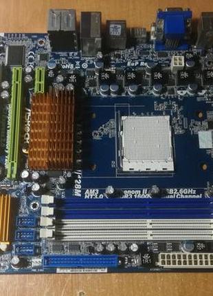 Материнская плата asrock m3a790gxh/128m (sam3, amd 790gx, pci-ex16) (под ремонт)