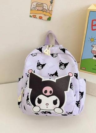 Дитячий рюкзак куромі хелло кітті kuromi, нові1 фото