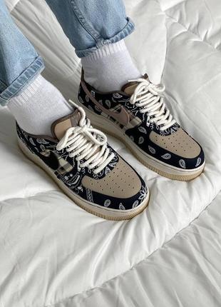 Nike air force 1 low x travis scott6 фото